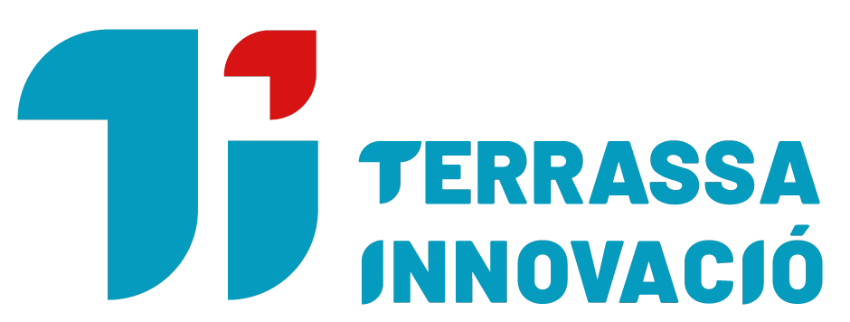 Logotip Terrassa Innovació ploma vermell Logotip Terrassa Innovació ploma vermell